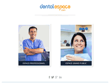 Tablet Screenshot of dentalespace.com